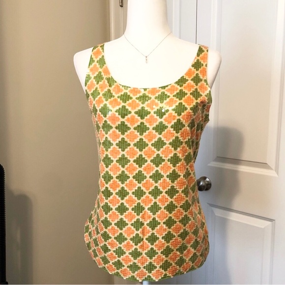 Tory Burch Sequin Tank Top - Picture 2 of 14